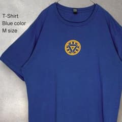US古着 Tシャツ 半袖 バックプリント Mサイズ ブルーのサムネイル