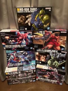 新品未組立 HGUC ガンプラまとめ売り ジオン軍7機セット - メルカリ