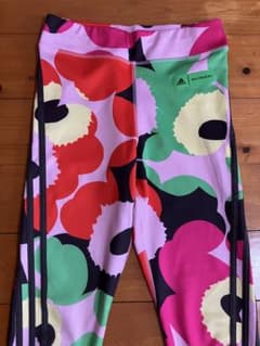 adidas x Marimekko キッズ 花柄 レギンス マリメッコ 150のサムネイル