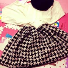 ♡千鳥柄 ニットワンピース♡のサムネイル