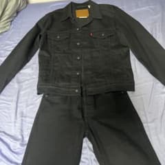 リーバイス トラッカージャケット ブラックS リーバイス501