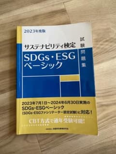 パト様専用•*¨*•.¸♬︎サステナビリティ検定SDGs・ESGベーシックのサムネイル