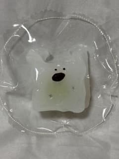 犬　ミニスクイーズ ホワイト ラメ 星型のサムネイル