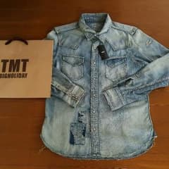 zero様専用☆美品☆TMT クラッシュデニムシャツ XL  ロンハーマンのサムネイル