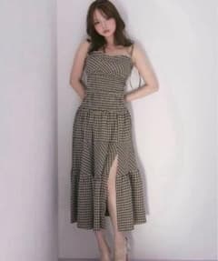 ANDMARY Audrey check dress - メルカリ