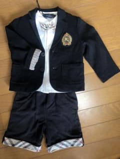 【BURBERRY】フォーマル スーツ 4点セット 入園 卒園のサムネイル