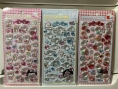 サンリオ 立体シール　ぷくぷく　シール 3枚セットのサムネイル