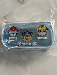パウ・パトロール クリアポーチ ペンケース　ブルー　チェイス　マーシャル　ラブル