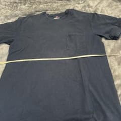 Hanes BEEFY-T ポケットTシャツ ネイビー XLのサムネイル