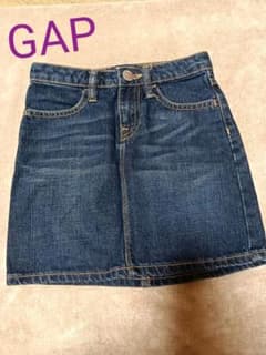 【お値下げ】Gap　デニム　スカート　１３０のサムネイル
