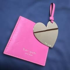 kate spade NEW YORK ハート型ミラー ピンクのサムネイル