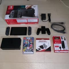 ニンテンドースイッチ グレー スマブラセットのサムネイル