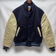 Jelado スタジャン M ネイビー・ベージュ Jelado スタジャン M ネイビー・ベージュ ジェラード JELADOスタジャン