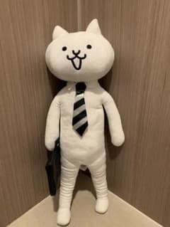 냥코 대전쟁 BIG 봉제인형 네코리맨 샐러리맨