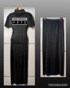 イッセイミヤケ FETE スカート 2 黒 ISSEY MIYAKE - メルカリ