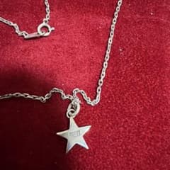 Irony Star Motif Necklace SILVER 925