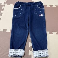 ミキハウスデニムパンツ100のサムネイル