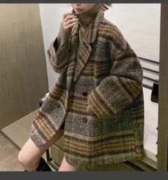 コート レディース アウター　JUNOAH チェックのサムネイル