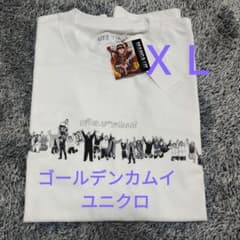 신품 미사용 XL 사이즈 골든 카무이 유니클로 반소매 T 만화 UT