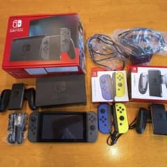 Nintendo Switch 本体 グレー 追加Joy-Con付きセット - メルカリ