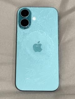 iPhone16 背面割れ　動作不良なし　ジャンク品扱い iPhone16 背面割れ 動作不良なし ジャンク品扱い - メルカリ