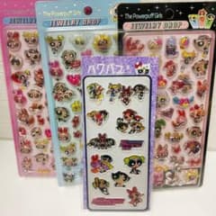 パワパフ パワーパフガールズ 立体シール アクリルシール 4枚セットのサムネイル