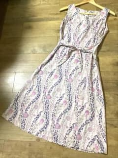 極美品レアリバティワンピース　AMACA ニーム　クレスピ　BEAMS IENA 美品レアリバティワンピース AMACA ニーム クレスピ BEAMS - メルカリ
