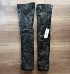 JULIUS_7 ARCHIVE ユリウスレザー手袋 黒 リックオウエンス レア