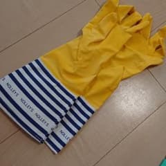 NOLLEY'S×como 付録 ボーダー キッチングローブ ゴム手袋のサムネイル
