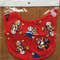 【値下げしました】スーパーマリオ　スタイ  ベビービブのサムネイル