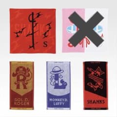 이치 반 쿠지 원피스 빨간 머리 해적단 G상 손수건 정렬 4 종