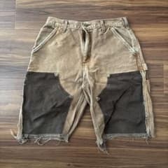 Carhartt ダブルニー ショーツカットオフ B136 W32 - メルカリ