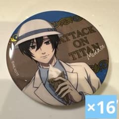 進撃の巨人　ミカサ　メタリック缶バッジ　くじメイト 進撃の巨人 ミカサ メタリック缶バッジ くじメイト - メルカリ