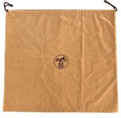 HERMES エルメス ベージュ バッグ用 大きめ保存袋 巾着 保管袋 - メルカリ
