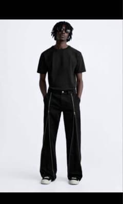 US31（Mサイズ)ZARA zipper flare denim 廃盤モデルのサムネイル