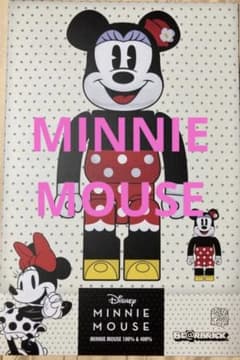 BE@RBRICK ディズニーミニーマウス 100%&400%のサムネイル
