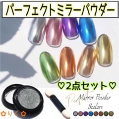 ❣️SALE❣️パーフェクトミラーパウダー♡超微粒子、高発色◎チップ付き！2個入りのサムネイル
