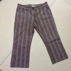 No.102 GENERAL WORKS MKHOMME 7分丈ストライプパンツのサムネイル