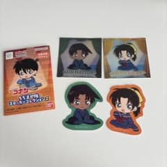 名探偵コナン ちぢませ隊ステッカーコレクション2 服部平次 遠山和葉のサムネイル