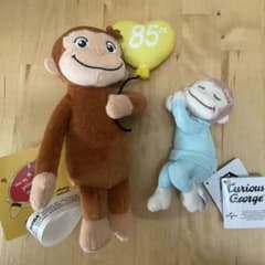 おさるのジョージ ぬいぐるみ 85th風船 マスコット Baby 2点セット
