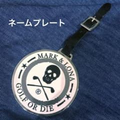MARK & LONA ゴルフネームプレート金属プレートシルバー MARK & LONA ゴルフネームプレート金属プレートシルバー - メルカリ