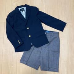 【美品】　グリーンレーベルリラクシング　男の子 フォーマルスーツのサムネイル