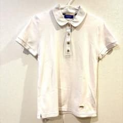 BLUE LABEL CRESTBRIDGE 半袖ポロシャツ 38 三陽商会 白 BLUE LABEL CRESTBRIDGE 半袖ポロシャツ 38 三陽商会 白 - メルカリ