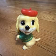 三和銀行 貯金箱 犬 ソフビ レトロ - メルカリ