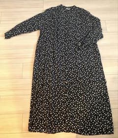 《美品》le Glazik シャツワンピース ロング フランスヴィンテージ生地のサムネイル