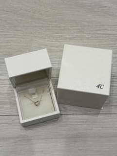 4℃ ネックレス ハート ピンクゴールドのサムネイル