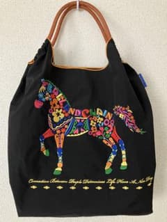 ☆ボールアンドチェーン ☆BALL＆CHAIN フラワーホース☆トートバッグ☆のサムネイル