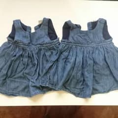 babyGAPデニムワンピース ２枚セットのサムネイル