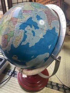 学研 地球儀 昭和57年発行 レトロ インテリア　ヴィンテージのサムネイル