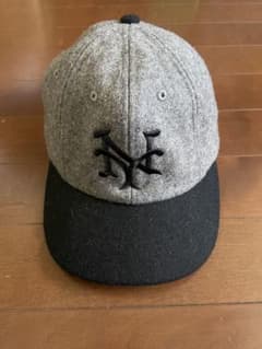 New Era NYロゴ ベースボールキャップ グレー